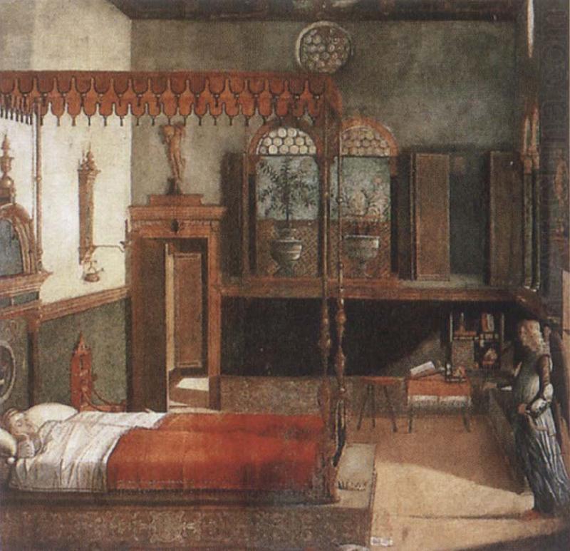 Vittore Carpaccio The Dream of St Ursula oil painting picture